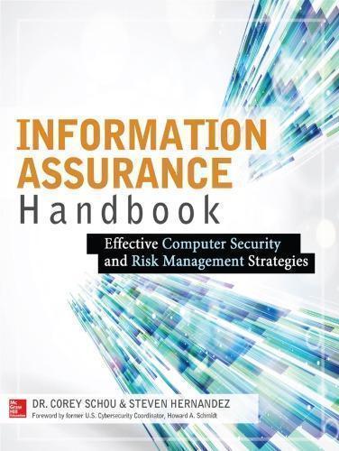 Information Assurance Handbook Effective Computer Security And Risk Management Strategies (PDF Instant Download)