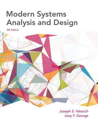 Modern Systems Analysis And Design 8Th Edition (PDF Instant Download)