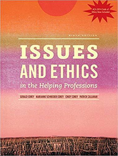 Issues And Ethics In The Helping Profession 9Th Edition (PDF Instant Download)
