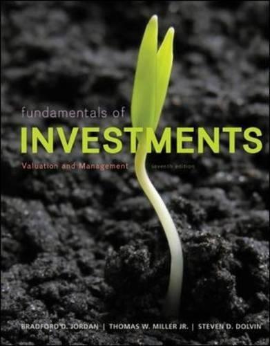 Fundamentals Of Investments Valuation And Management 7Th Edition (PDF Instant Download)