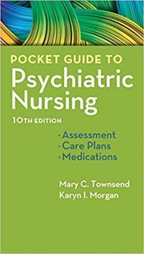 Pocket Guide To Psychiatric Nursing 10Th Edition (PDF Instant Download)