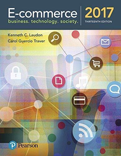 E Commerce 2017 13Th Edition (PDF Instant Download)