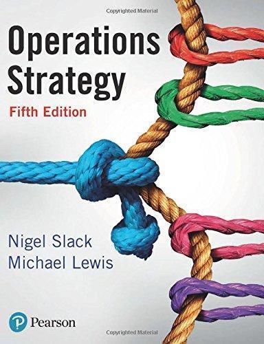 Operations Strategy 5Th Edition (PDF Instant Download)
