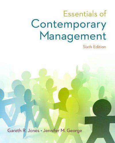 Essentials Of Contemporary Management 6Th Edition (PDF Instant Download)
