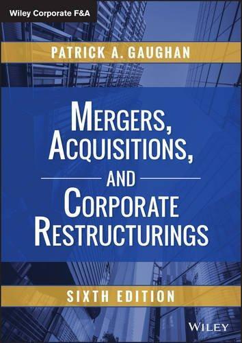 Mergers Acquisitions And Corporate Restructurings 6Th Edition (PDF Instant Download)