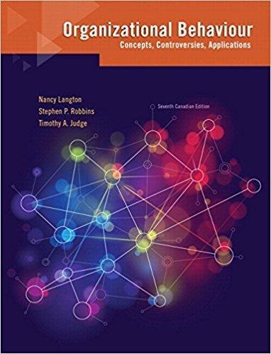 Organizational Behaviour Concepts Controversies Applications 7Th Edition (PDF Instant Download)