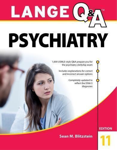 Lange Q A Psychiatry 11Th Edition (PDF Instant Download)
