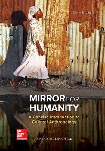 Mirror for Humanity: A Concise Introduction to Cultural Anthropology &; 11th Edition