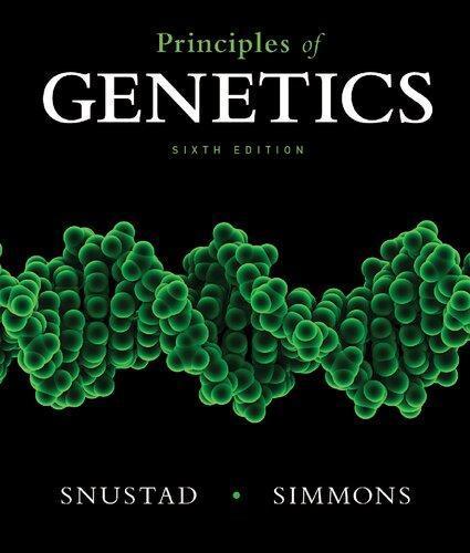 Principles Of Genetics 6Th Edition (PDF Instant Download)
