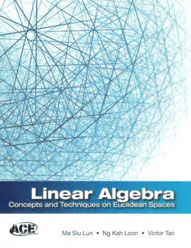 Linear Algebra Concepts And Techniques On Euclidean Spaces (PDF Instant Download)