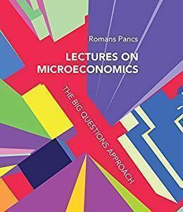 Lectures On Microeconomics The Big Questions Approach (PDF Instant Download)