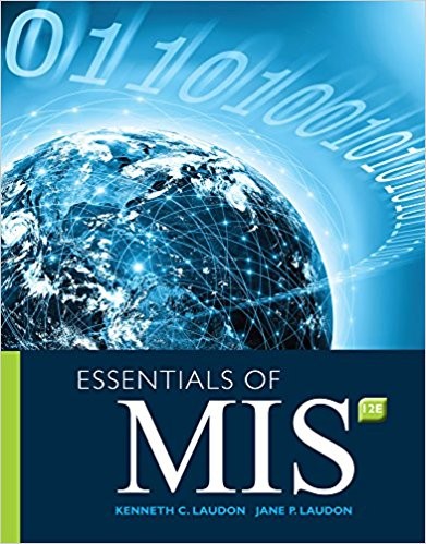 Essentials of MIS 12th Edition by Kenneth C. Laudon (PDF Instant Download)