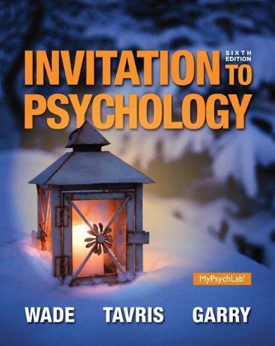 Invitation To Psychology 6Th Edition (PDF Instant Download)