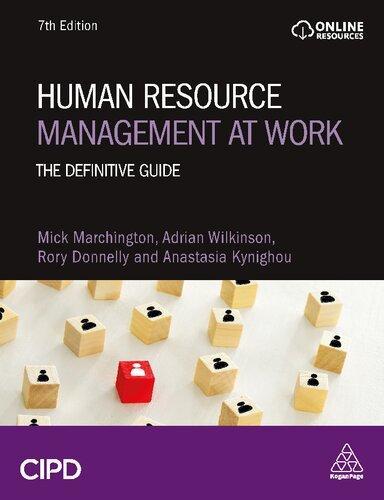 Human Resource Management At Work The Definitive Guide 7Th Edition (PDF Instant Download)
