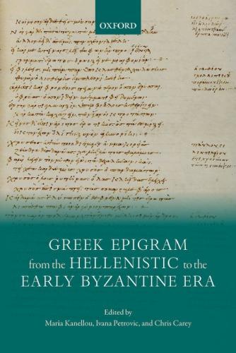 Greek Epigram From The Hellenistic To The Early (PDF Instant Download)