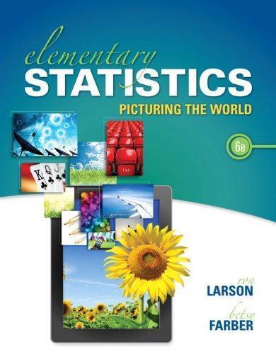 Elementary Statistics Picturing The World 6Th Edition (PDF Instant Download)