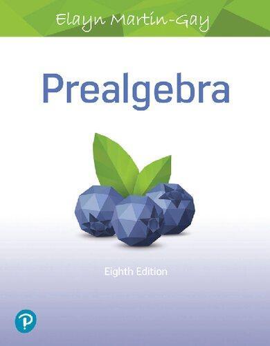 Prealgebra 8Th Edition (PDF Instant Download)