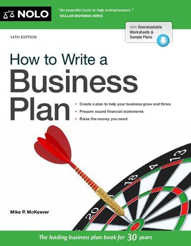 How To Write A Business Plan 14Th Edition (PDF Instant Download)