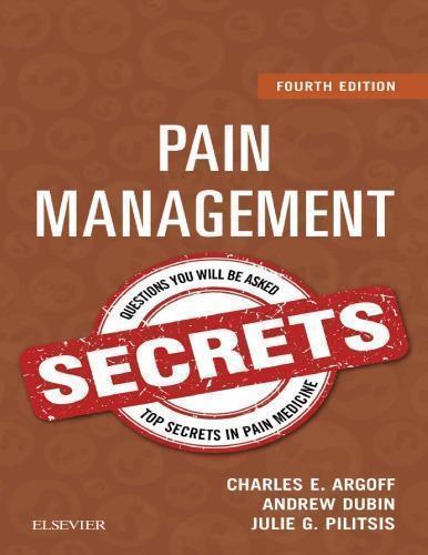 Pain Management Secrets 4Th Edition (PDF Instant Download)