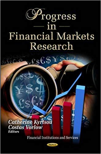 Progress In Financial Markets Research (PDF Instant Download)