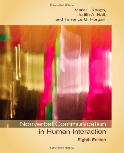Nonverbal Communication In Human Interaction 8Th Edition (PDF Instant Download)
