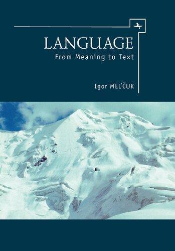 Language From Meaning To Text (PDF Instant Download)