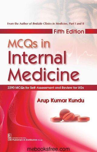 Mcqs In Internal Medicine 5Th Edition (PDF Instant Download)