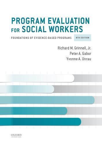 Program Evaluation For Social Workers Foundations Of Evidence Based Programs 8Th Edition (PDF Instant Download)
