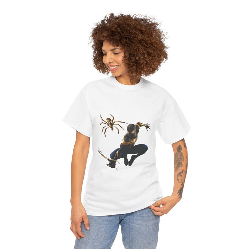 Spider Man Unisex Tee, Superhero Comic Book Fan Shirt, Peter Parker Gift, Marvel Movie Apparel, Graphic Tee For Men And Women
