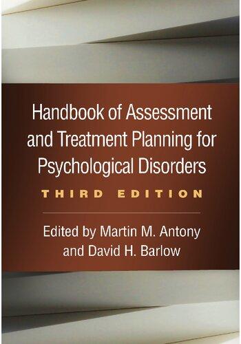 Handbook Of Assessment And Treatment Planning For Psychological Disorders 3Rd Edition (PDF Instant Download)