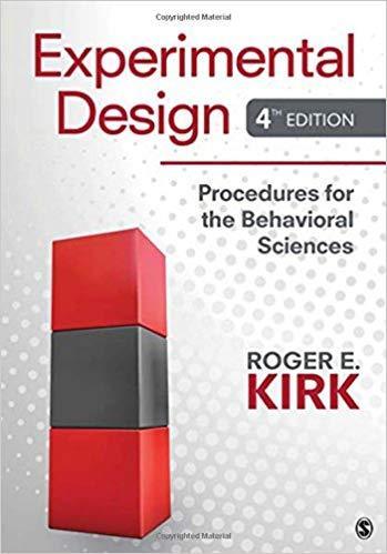 Experimental Design Procedures For The Behavioral Sciences Fourth 4Th Edition (PDF Instant Download)