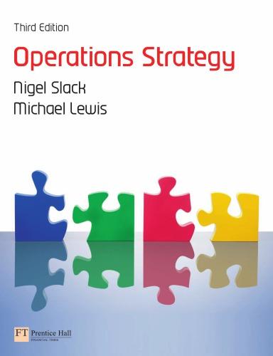 Operations Strategy 3Rd Edition (PDF Instant Download)