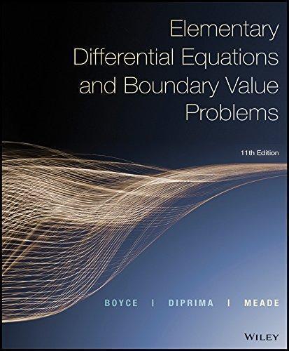 Elementary Differential Equations And Boundary Value Problems 11Th Edition (PDF Instant Download)
