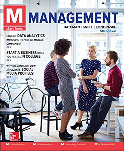 M: Management 5th Edition by Thomas Bateman (PDF Instant Download)