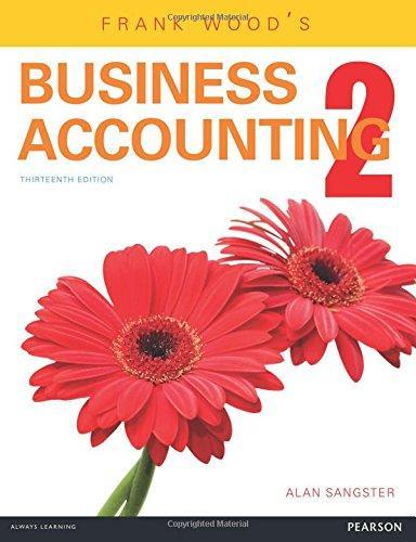 Frank Woods Business Accounting 13Th Edition (PDF Instant Download)