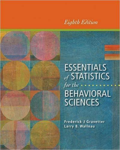 Essentials Of Statistics For The Behavioral Sciences 8Th Edition (PDF Instant Download)