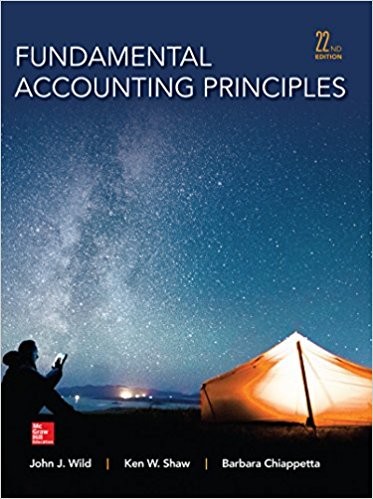 Fundamental Accounting Principles 22nd by John Wild (PDF Instant Download)