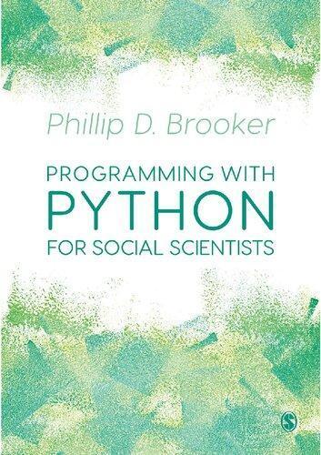 Programming With Python For Social Scientists (PDF Instant Download)