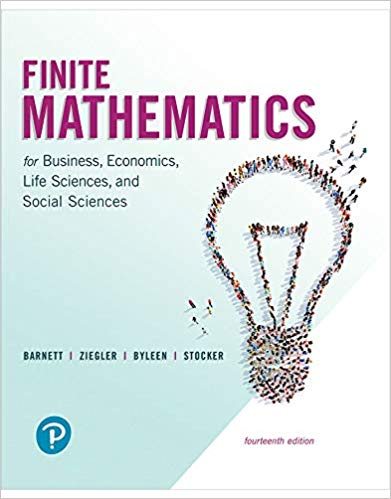 Finite Mathematics for Business, Economics, Life Sciences, and Social Sciences 14th Edition (PDF Instant Download)