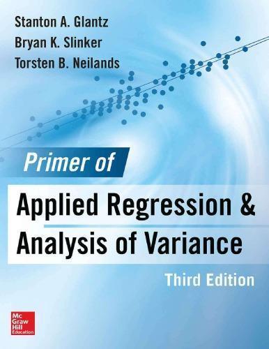 Primer Of Applied Regression And Analysis Of Variance 3Rd Edition (PDF Instant Download)