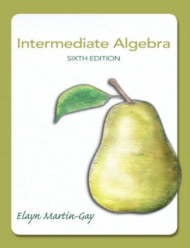 Intermediate Algebra 6Th Edition (PDF Instant Download)
