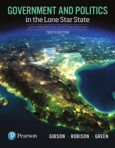 Government And Politics In The Lone Star State 10Th Edition (PDF Instant Download)