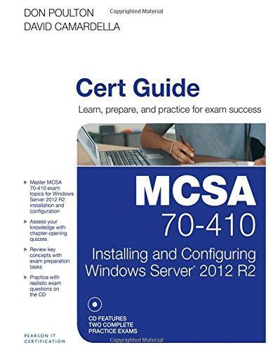 Mcsa 70 410 Cert Guide R2 Installing And Configuring Windows Server 2012 (PDF Instant Download)
