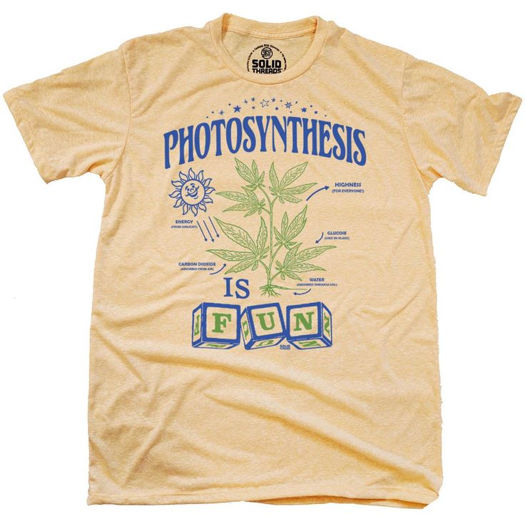 Photosynthesis Vintage Inspired T-shirt, Retro Nature Tee With Science Graphic, Funny Marijuana Shirt, Cool Weed Farming Graphic T-Shirt