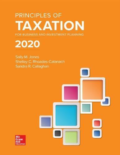 Principles Of Taxation For Business And Investment Planning 2020 (PDF Instant Download)