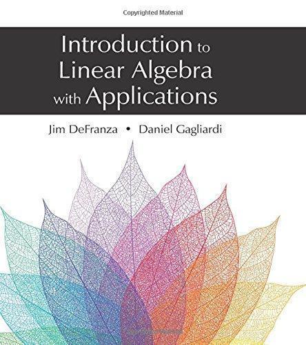 Introduction To Linear Algebra With Applications (PDF Instant Download)