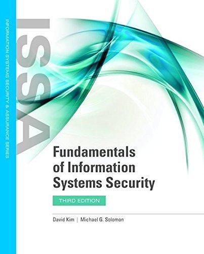 Fundamentals Of Information Systems Security 3Rd Edition (PDF Instant Download)