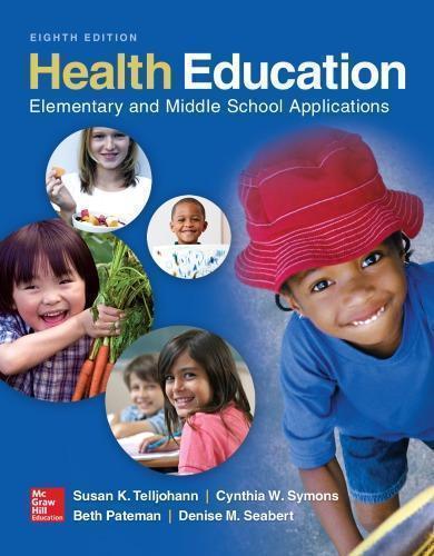 Health Education Elementary And Middle School Applications 8Th Edition (PDF Instant Download)
