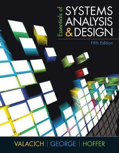 Essentials Of Systems Analysis And Design 5Th Edition (PDF Instant Download)