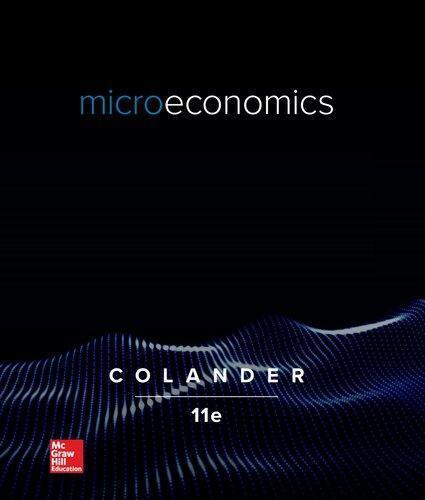 Microeconomics 11Th Edition Colander (PDF Instant Download)